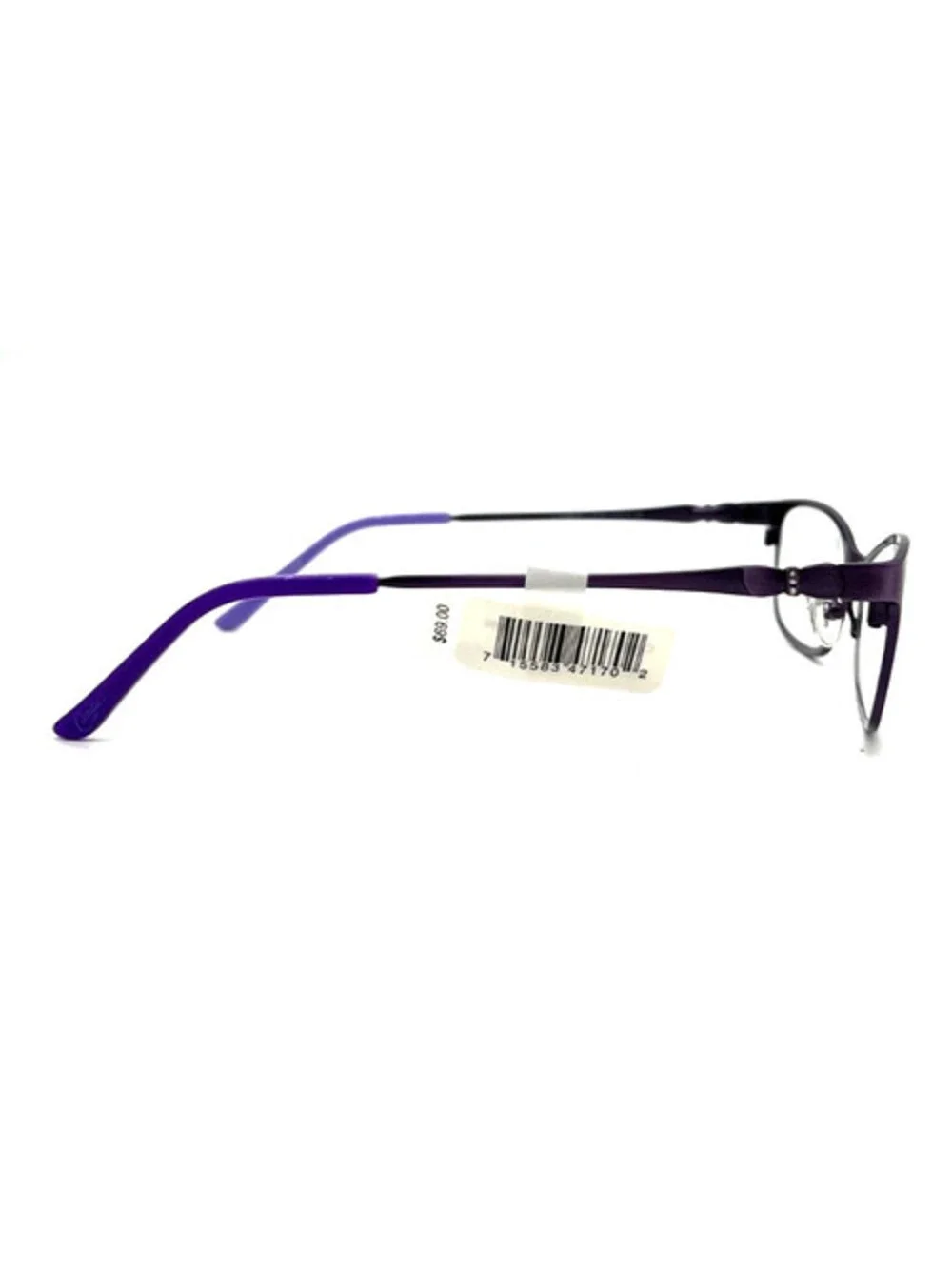 Candie's C Kimberly Spur Purple Geometric Authentic Eyeglass Frames 51-16-135